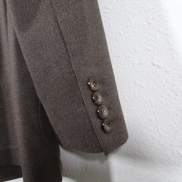 Hart Schaffner Marx Sport Jacket Men's 44R Size L Brown Executive Academia Prof - Picture 7 of 14